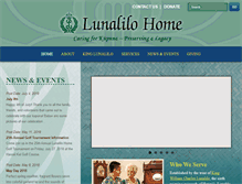 Tablet Screenshot of lunalilo.org